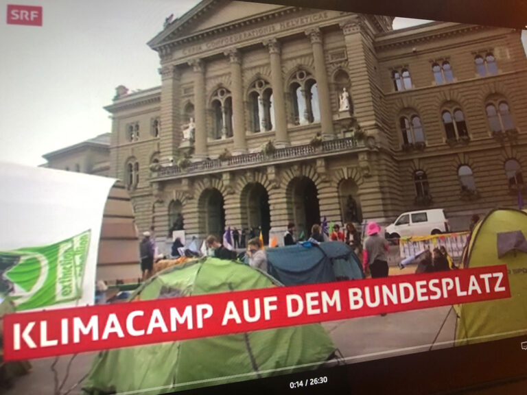 Klimacamp: Die Zukunft unserer Welt ist kein «rechtsfreier Raum»